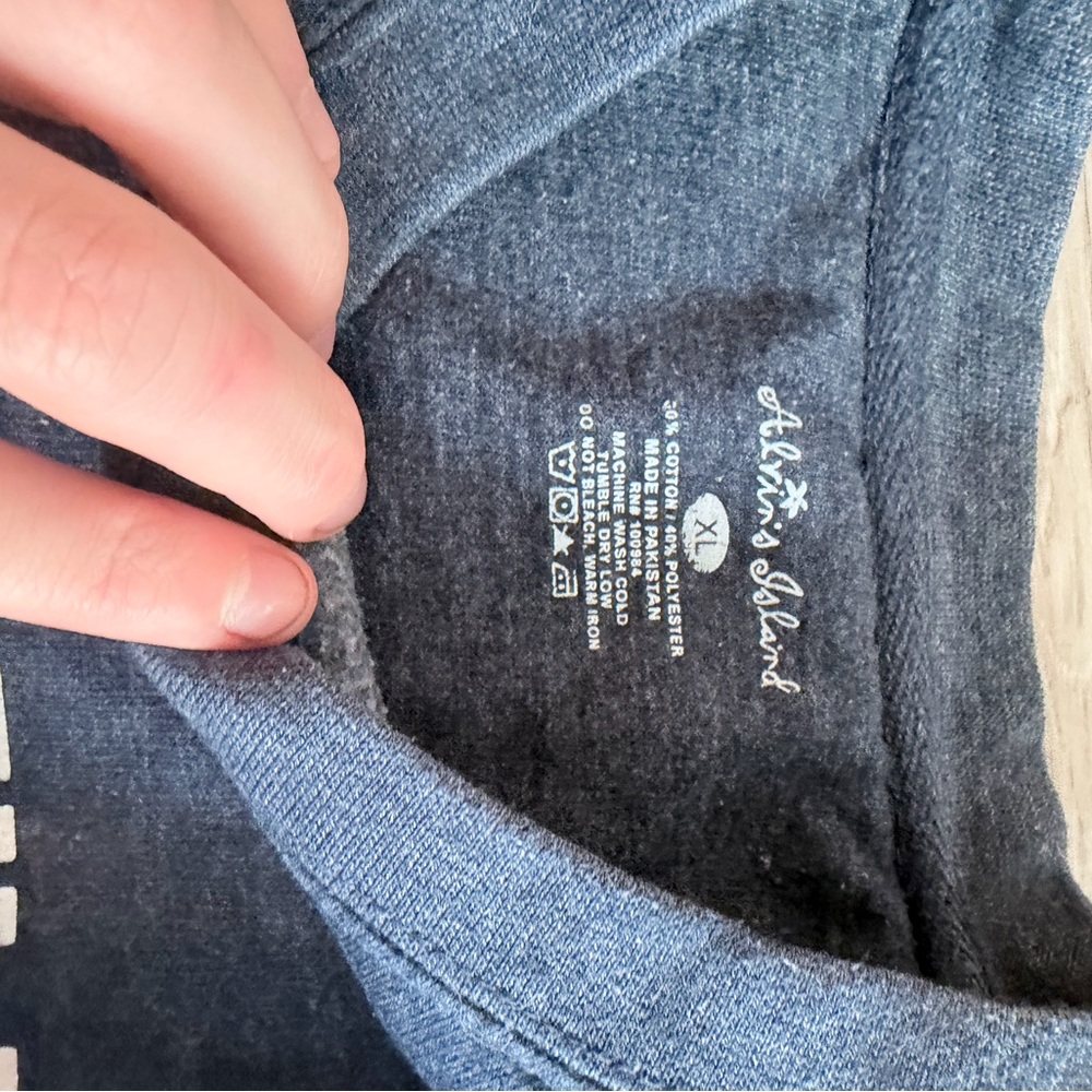 Blue Crew Neck Sweater